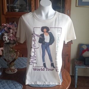 Whitney Houston The Moment Of Truth World Tour '87 Tee
